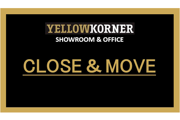 YellowKornerショールーム終了及びオフィス移転のお知らせ